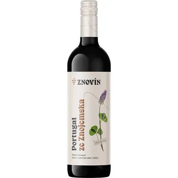Víno Znovín Znojmo Modrý Portugal jakostní víno 2022