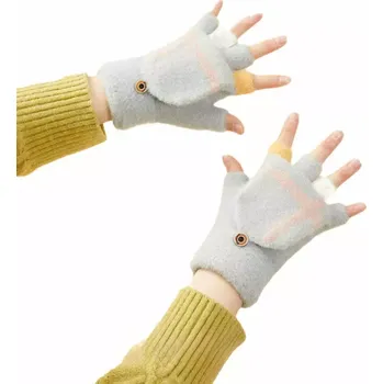 Rukavice Dámské a dětské zimní rukavice na dotykový displej mobilu - šedé (Hezoučké rukavice Women's/children's winter phone gloves - grey)