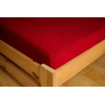 Prostěradlo Exclusive PREMIUM FROTÉ prostěradlo bordó 180x200cm