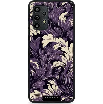 Pouzdro na mobilní telefon Lesklý kryt Mobiwear Glossy - Samsung Galaxy A32 4G - GA46G Fialové rostliny (Prémiové lesklé pouzdro, obal, kryt Mobiwear Glossy na mobil Samsung Galaxy A32 4G - GA46G Fialové rostliny, materiál Plast + TPU silikon - krytí po všech stranách, neošoupateln