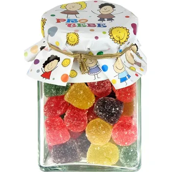 Bonbon Želé PEKTINOVÉ BONBÓNY 1 kg - v sáčku - VÝPRODEJ !!! DMT: 6/2022 (přírodní želé / pro vegany / ilustrační obrázek - balení v sáčku 1 kg)