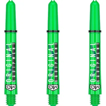 Příslušenství pro šipky Dart World Násadky DW Clinch Lime 3x Sada Velikost: Intermediate 41mm