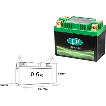 Elektroinstalace pro motocykl Lithiová baterie LP SUZUKI RM-X 450 Z rok 10-17