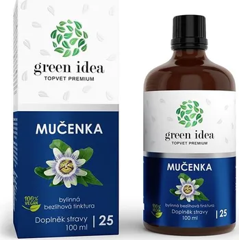 Přípravek na podporu paměti a spánku GREEN IDEA Mučenka bezlihová tinktura 100 ml