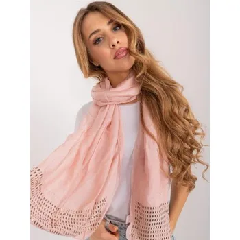 Šátek Dámský šátek s aplikací světle růžový
