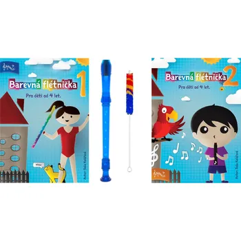 Notovna.cz Barevná flétnička - set pro kluka