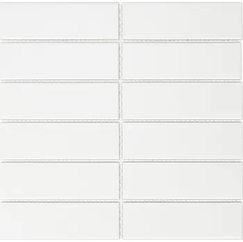 Dlažba PREMIUM MOSAIC Fin mozaiky AM45010 29,1 cm x 29,7 cm bílá 1 ks