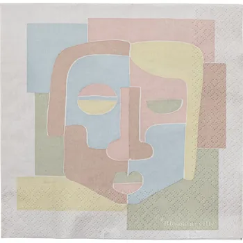 Papírový ubrousek Bloomingville, Papírové ubrousky Peto 33 cm 20 ks - Formadore