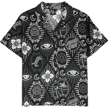 Dámská košile SANTA CRUZ košile - Patchwork S/S Shirt Black Patchwork (BLACK PATCHWORK) velikost: 8