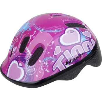 Cyklistická přilba Cyklo helma PRO-T Fafe dětská XS 44-48, růžová, Tinni