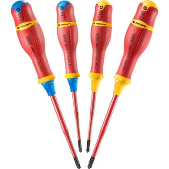 Šroubovák Facom Sada šroubováků BORNEO 4-dílná (PH1,2; PZ1,2) TVE - FC-AB.J4TVE