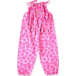 Dívčí overal UP BABY ALL ABOUT FLOWERS růžový Velikost: 128