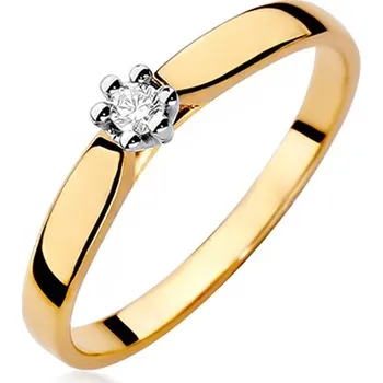 Prsten Zásnubní prsten s diamantem Rebecca BSBR056 + dárkové balení LUXUS zdarma