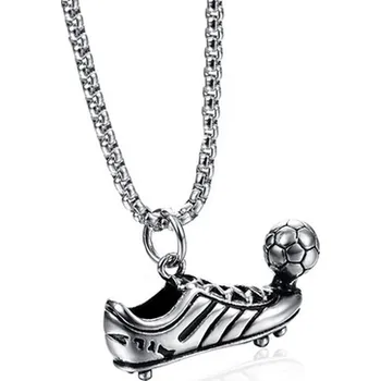Náhrdelník B-TOP Náhrdelník z nerezové oceli FOTBAL