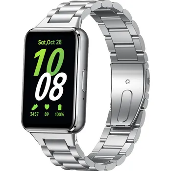 Ostatní příslušenství k chytrým hodinkám eses Kovový řemínek pro Samsung Galaxy Fit 3 - Stříbrný