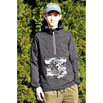 Chlapecká bunda Fantom Softshellová bunda OMBRELLO - SLABÁ - černá KONFEKČNÍ VELIKOST: 128/134