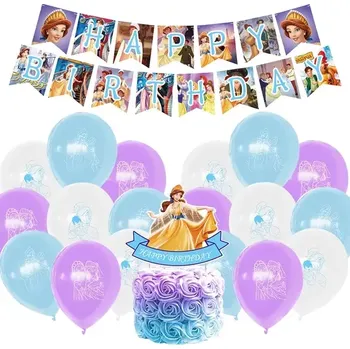 Balónek Dekorativní sada balónků s dekoracemi 20 ks Ledové Království