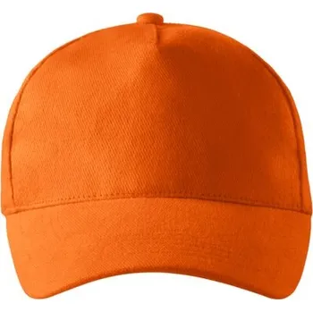 Kšiltovka 5P čepice unisex oranžová uni