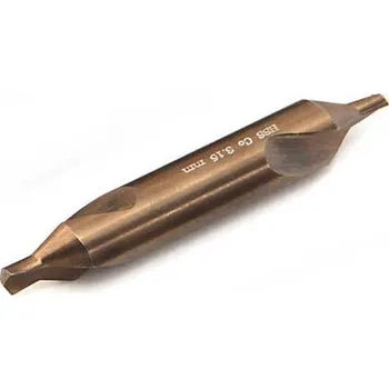Příslušenstí k soustruhu Středící vrták (navrtávák) pro soustruh, 3.15 mm, HSS-Co (TrueTech)