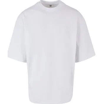 Pánské oblečení Build Your Brand Pánské volné triko BY256 White M