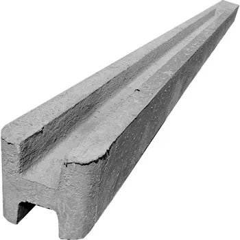 Plotový sloupek Betonový sloupek průběžný hladký 110 x 120 x 3400 mm