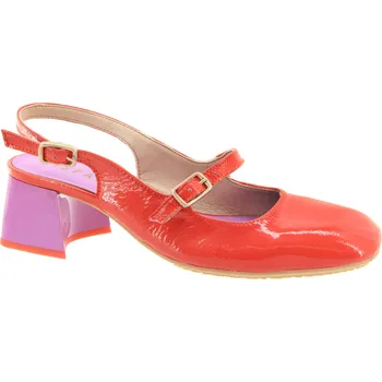 Dámské lodičky HISPANITAS Dámské kožené červené lodičky HV243318-SCARLETT-255 Velikost 40