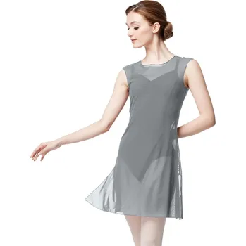 Body Lulli,Šaty s rukávkem LUB397, šedá XL