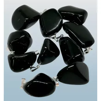 Přívěsek Přívěsek z obsidiánu černého, nepravidelný