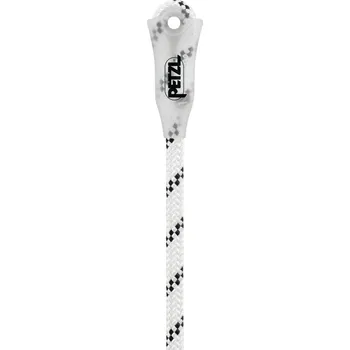 Lano PETZL statické lano AXIS 11 MM - ZAŠITÉ ZAKONČENÍ bílá, 10 m