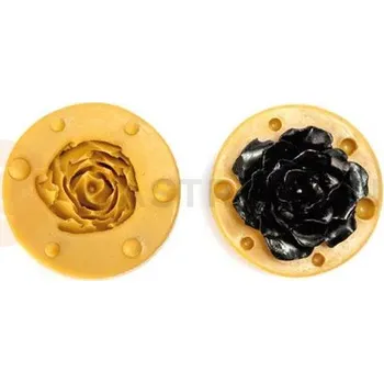 Kuchyňská sůl Silikonová forma na cukrovou hmotu nebo čokoládu ve tvaru růže - 75x35 mm | SILIKOMART, SugarFlex Gold
