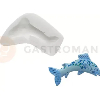 Kuchyňská sůl Silikonová forma na cukrovou hmotu ve tvaru ryby - SLK168, 45x43 mm | SILIKOMART, SugarFlex