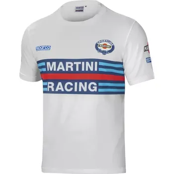 Pánské tričko Sparco Tričko Martini Racing Šedá XL Pánské