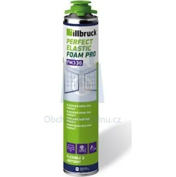 Montážní pěna Pěna montážní elastická, ELASTIC FOAM PRO, Illbruck FM330 880 ml, bílá, 40 litrů, balení 1 ks
