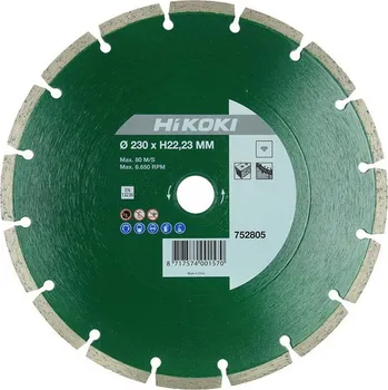 Řezný kotouč HiKOKI 752805 Diamantový segmentový kotouč 230x22,2x7mm free_store_pickup