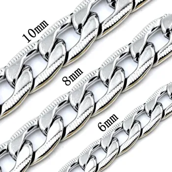 Řetízek Stylový široký řetízek - Stříbrná 02,6mm,60cm