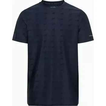 Pánské tričko PORSCHE DESIGN Graphic T-shirt Tričko sportovní funkční s kulatým výstřihem a potiskem námořní modrá (Lehké tričko s grafickým vzorem ikonky PD)