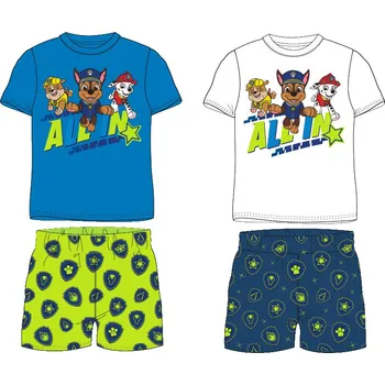 Chlapecké pyžamo Paw Patrol - Tlapková patrola -Licence Chlapecké pyžamo - Paw Patrol 52041295, bílá / tmavě modrá Barva: Bílá, Velikost: 116