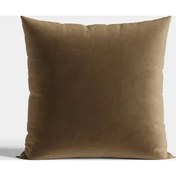 Polštář VELVI 002 hnědá 40x40 cm Mybesthome Varianta: Povlak na polštář s prošívanou výplní, 40x40 cm