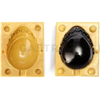 Kuchyňská sůl Silikonová forma na cukrovou hmotu nebo čokoládu ve tvaru vajíčka - 155 mm | SILIKOMART, SugarFlex Gold