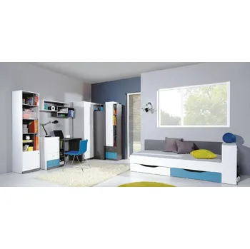 Dětský pokoj MEBLAR Studentský pokoj TOBI C Barva: grafit / enigma