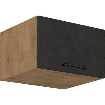 Kuchyňská skříňka LEMPERT Horní skříňka VIKTORIE grafit mat 19 (60 cm)