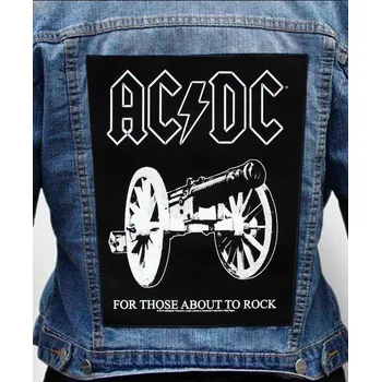 Nášivka AC/DC - Nášivka na bundu AC/DC - For Those About To Rock White