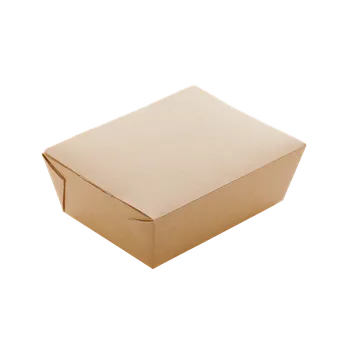 Dóza na potraviny EcoPack Papírový box EKO na jídlo 190x150x50 mm hnědý 1000 ml bal/50 ks Balení: 50