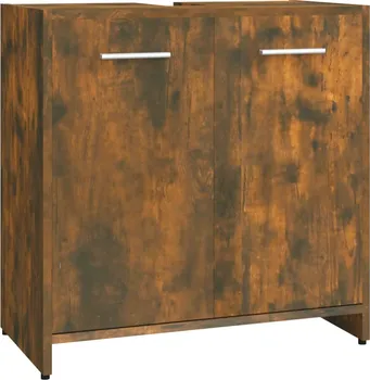 Koupelnový nábytek Koupelnová skříňka pod umyvadlo 60 x 33 x 60 cm kompozitní dřevo kouřový dub