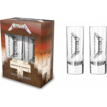 Sklenice sada štamprle, panák Metallica - Master Of Puppets