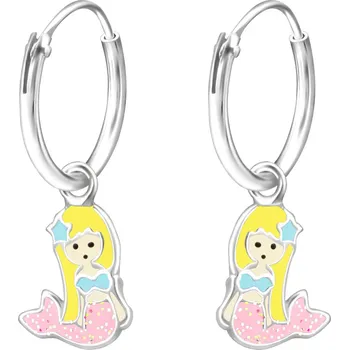 Náušnice Majya Stříbrné náušnice MOŘSKÁ PANNA Ag/; ≤0,62 g 10660