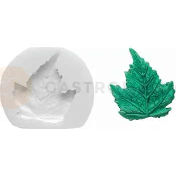 Kuchyňská sůl Silikonová forma na cukrovou hmotu ve tvaru listí - SLK186, 39x45 mm | SILIKOMART, SugarFlex