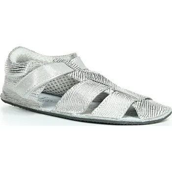 Dívčí sandály EF Barefoot Ef Silver barefoot sandály Velikost boty (EU): 26, Vnitřní délka boty: 168, Vnitřní šířka boty: 71