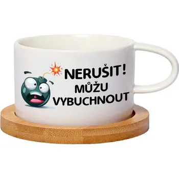 makronka Hrnek makronka 200 ml Bílá