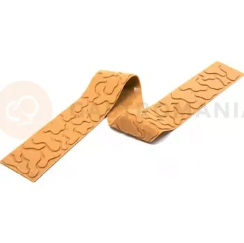 Čokoládová tyčinka Silikonová forma na cukrovou hmotu nebo čokoládu ve tvaru drážkované pásky - 10x6x1500 mm | SILIKOMART, SugarFlex Gold